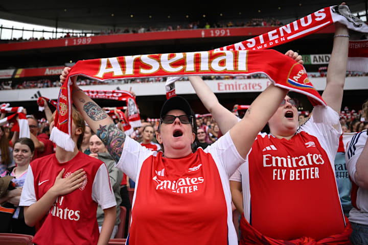 Người hâm mộ đội tuyển nữ Arsenal 