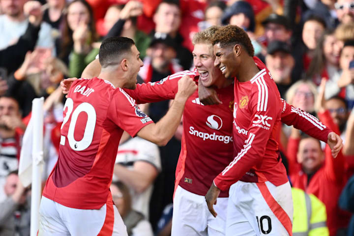 Rasmus Hojlund, Marcus Rashford, Diogo Dalot
