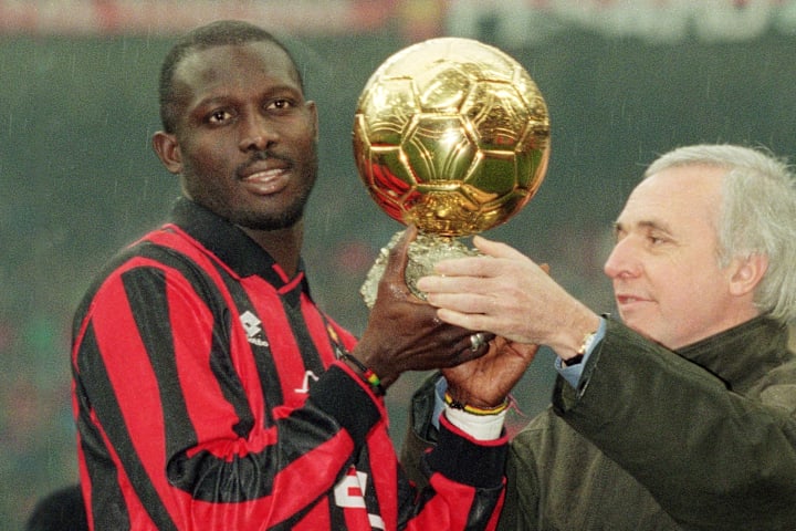 George Weah of AC Milan