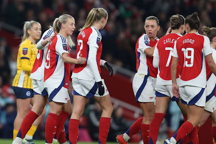 Arsenal v Brighton & Hove Albion - Giải vô địch bóng đá nữ Barclays