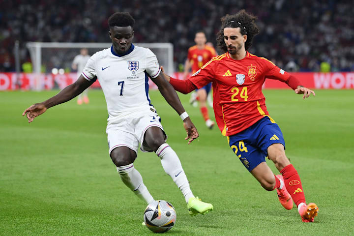 Bukayo Saka, Marc Cucurella