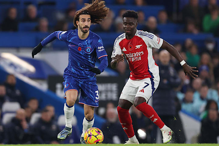 Marc Cucurella, Bukayo Saka