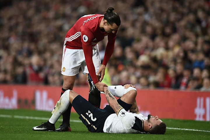 Zlatan Ibrahimovic có xu hướng quan tâm đến Kyle Walker trong những ngày họ ở Manchester United và Tottenham