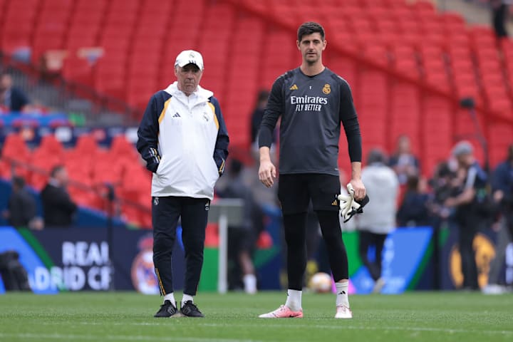 Thibaut Courtois, Carlo Ancelotti