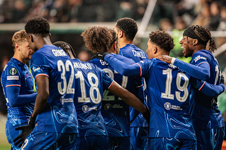 Người chơi của Chelsea kỷ niệm một mục tiêu trong UEFA ...